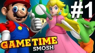 UNFAIR MARIO MAKES US RAGE! (Gametime w/Smosh)