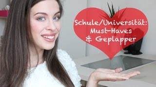 UNI / SCHULE: Must-Haves, richtig lernen & meine Schulzeit Stories | VERLOSUNG | Back to School