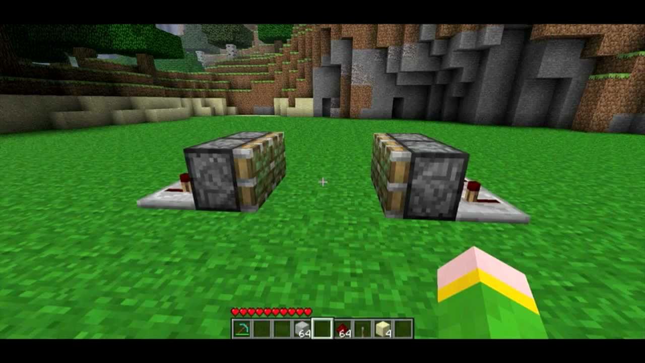 How To Build A Trapdoor On Minecraft