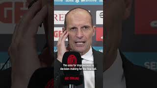 Post-match reaction from Allegri 🎙️? | #Shorts