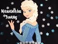 ELSA DE FROZEN GOMA EVA . 1/2