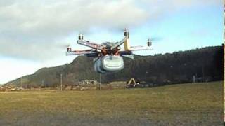 Heavy-Lift HexaCopter Fast Forward Flight With 4kg Payload