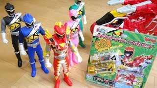 直列合体！ビクトリー&マキシマム！獣電池デカーニバルセットをミニティラで音声確認レビュー！キョウリュウジャー ガブティラデカーニバル