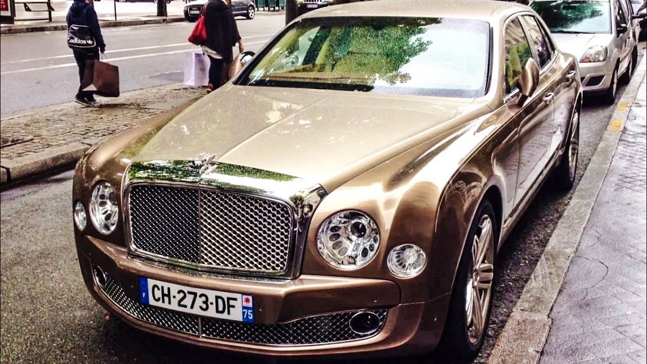 Stunning Gold/Brown Bentley Mulsanne - YouTube