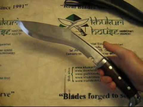 American Eagle Kukri - Khukuri House - YouTube