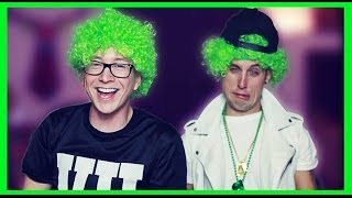 Drunk St. Patrick's Day Challenge (ft. Sawyer Hartman) | Tyler Oakley