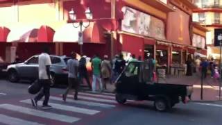 Protesta dei senegalesi per le vie di Ventimiglia