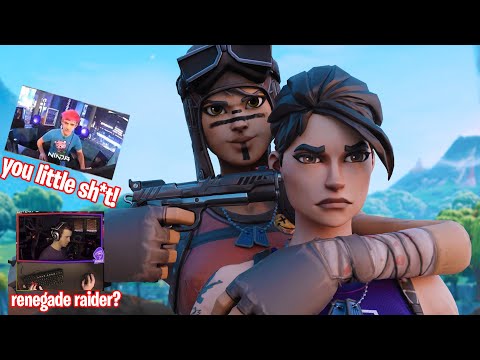 KILLING TWITCH STREAMERS WITH RENEGADE RAIDER! (Funny/Angry Reactions) - Fortnite