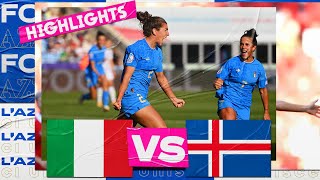Highlights: Italia-Islanda 1-1 (14 luglio 2022) | Women's EURO 2022