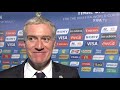 France's Didier DESCHAMPS Final Draw reaction (French)