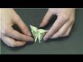 Animal Paper Crafts : How To Fold Paper Money Into A Butterfly 