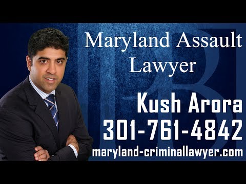 Maryland Assault lawyer Kush Arora discusses important information you should know if you have been charged with assault in the state of Maryland. Upon being charged with an assault offense, or being contacted by law enforcement officials regarding an assault offense, it is important to speak to a MD assault lawyer as soon as possible. A Maryland assault attorney will be able to review the facts and circumstances of your assault charge, and help you develop the best possible defense strategy to the state's case against you.