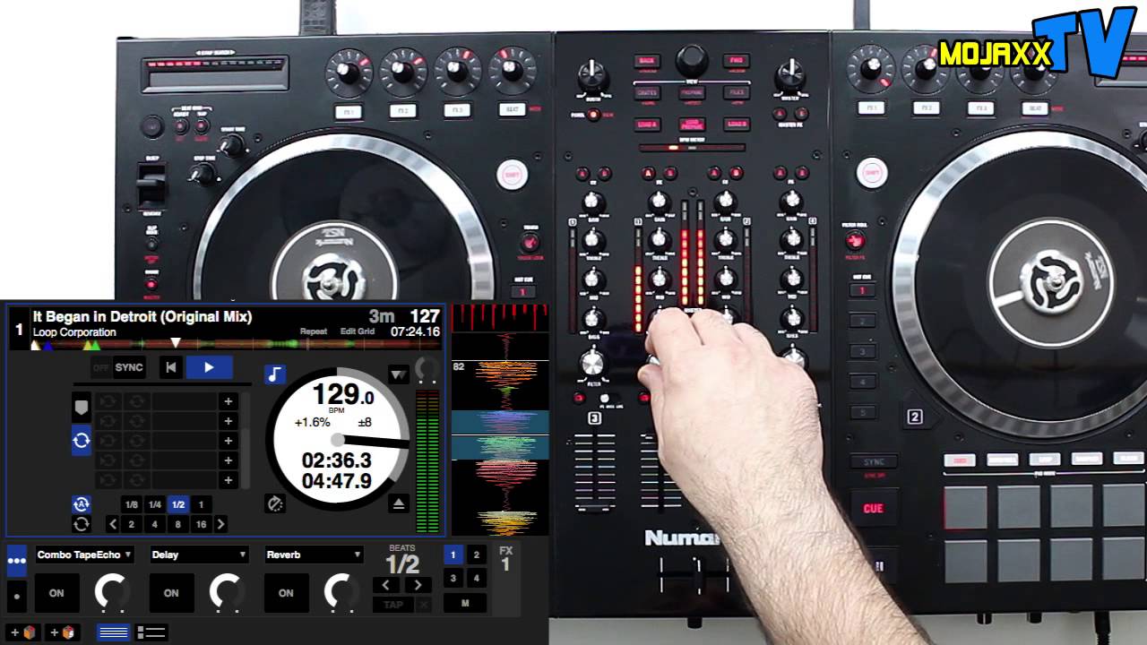 Numark NS7 II Serato DJ Controller Walkthrough Demo YouTube