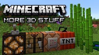 Minecraft: MEGA 3D RESOURCE PACK (1.8 Snapshot)