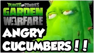 Plants vs. Zombies Garden Warfare - VERY ANGRY CUCUMBERS!! Gameplay Walkthrough (1080p HD)