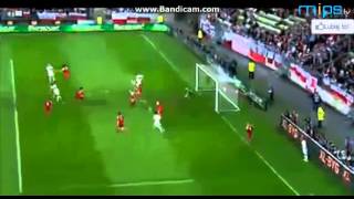 MATEUSZ KLICH SUPER GOL Polska vs Dania 14/8/2013 Mecz Towarzyski