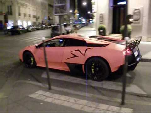 PINK Lamborghini LP6704 SV startup Video responses