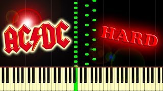AC/DC - THUNDERSTUCK (Piano Tutorial)