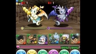 パズドラ【金曜ダンジョン・天獄塔・超地獄級】ゴンPT　ノーコン！攻略