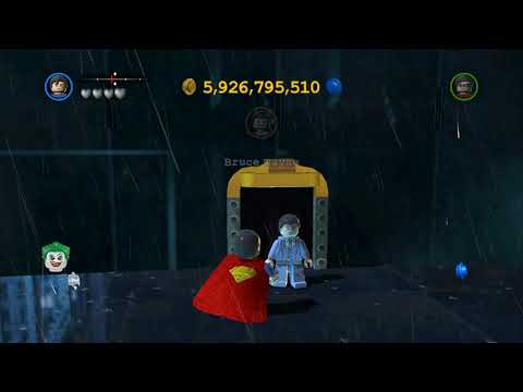 LEGO Batman 2 DC Super Heroes - Unlocking All Heroes in Gotham City South (Gold