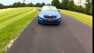 View from In Front: Octavia vRS does the Hillclimb