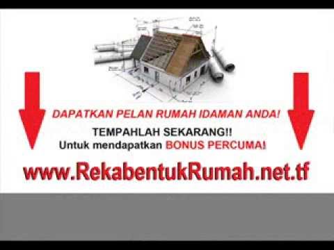 Contoh Pelan Rekabentuk Rumah Banglo - YouTube