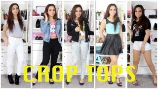 Cómo combinar CROP TOPS + SORTEO!