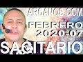 Video Horóscopo Semanal SAGITARIO  del 9 al 15 Febrero 2020 (Semana 2020-07) (Lectura del Tarot)