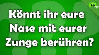 FRAG PIETSMIET # 2 - Könnt ihr mit eurer Zunge die Nase berühren?