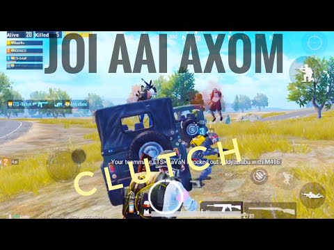 One of the most intense and Funniest moments || Playing with randoms || TEAM AXOM || PUBG MOBILE
