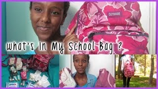 What's In My School Bag ♥ מה בתיק בית הספר שלי + הגרלה