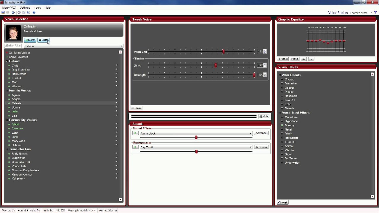 MorphVox Pro (Voice changer - Voices Review) - YouTube