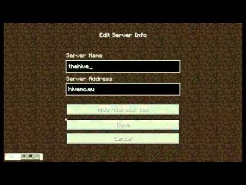 hive minecraft server ip 1.9