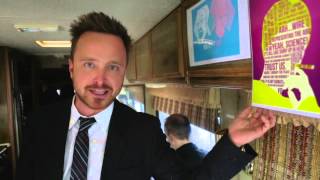 Bryan Cranston & Aaron Paul with Omaze Contest Winners at Breaking Bad Premiere