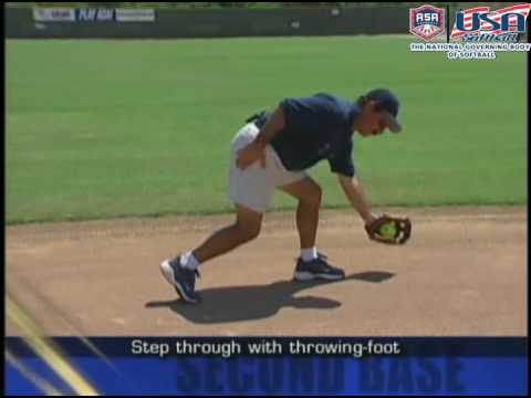USA SOFTBALL Infield Position Play - Second Base - Part 3 of 6 - YouTube