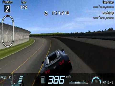 Gran Turismo PSP Bugatti Veyron Top Speed 432 Km/h - YouTube