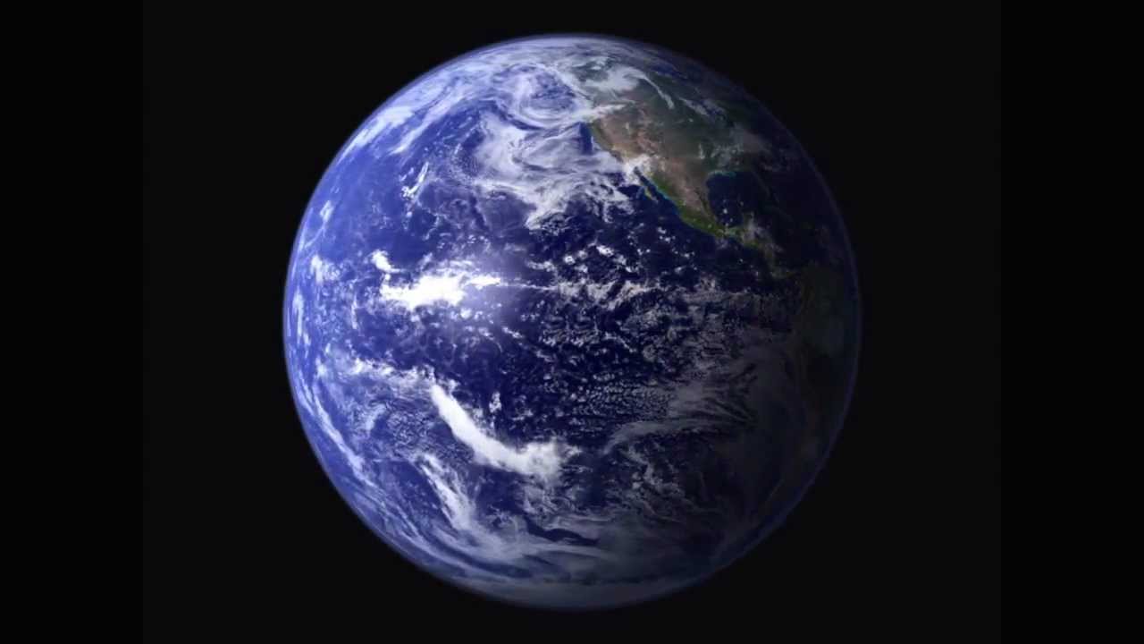 Animated Earth Rotating in HIGH DEFINITION - YouTube