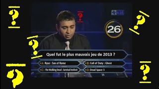 Une question sur les jeux vidéo dans qui veut gagner des millions !