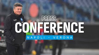 LIVE | La conferenza stampa alla vigilia di Napoli - Verona