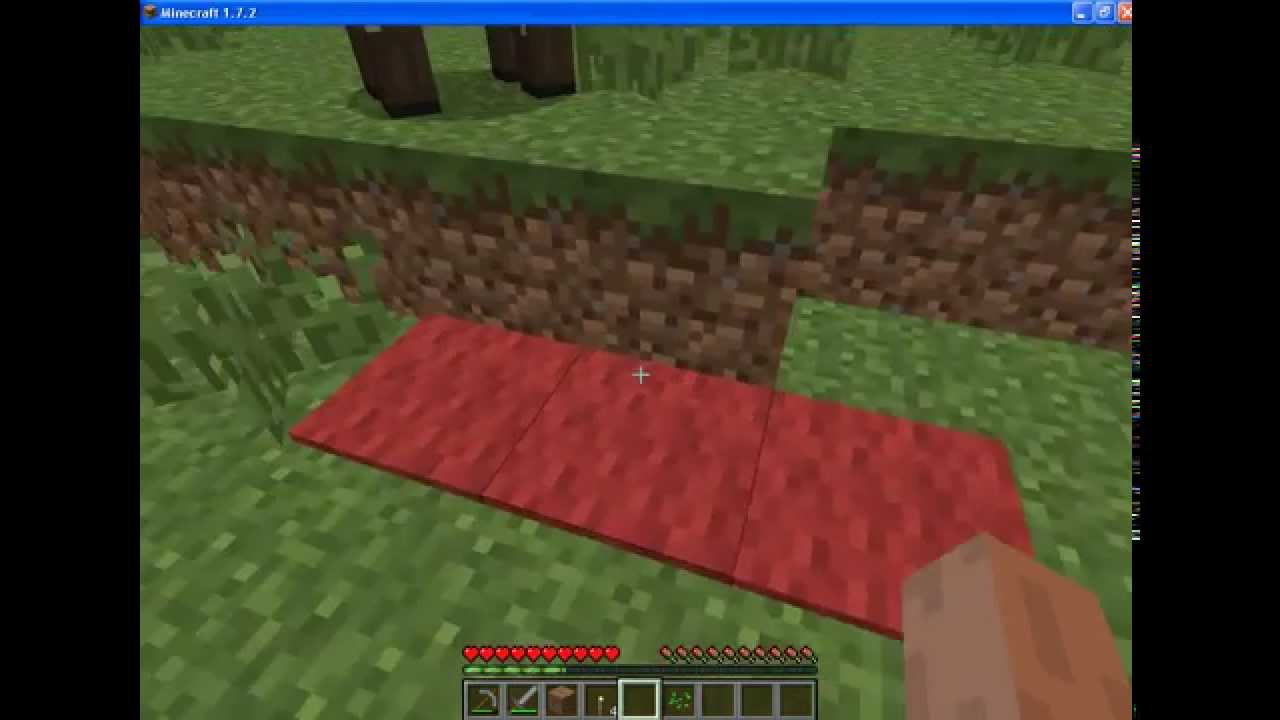 Как сделать Цветной ковер в Майнкрафт. How to make Colored carpet in