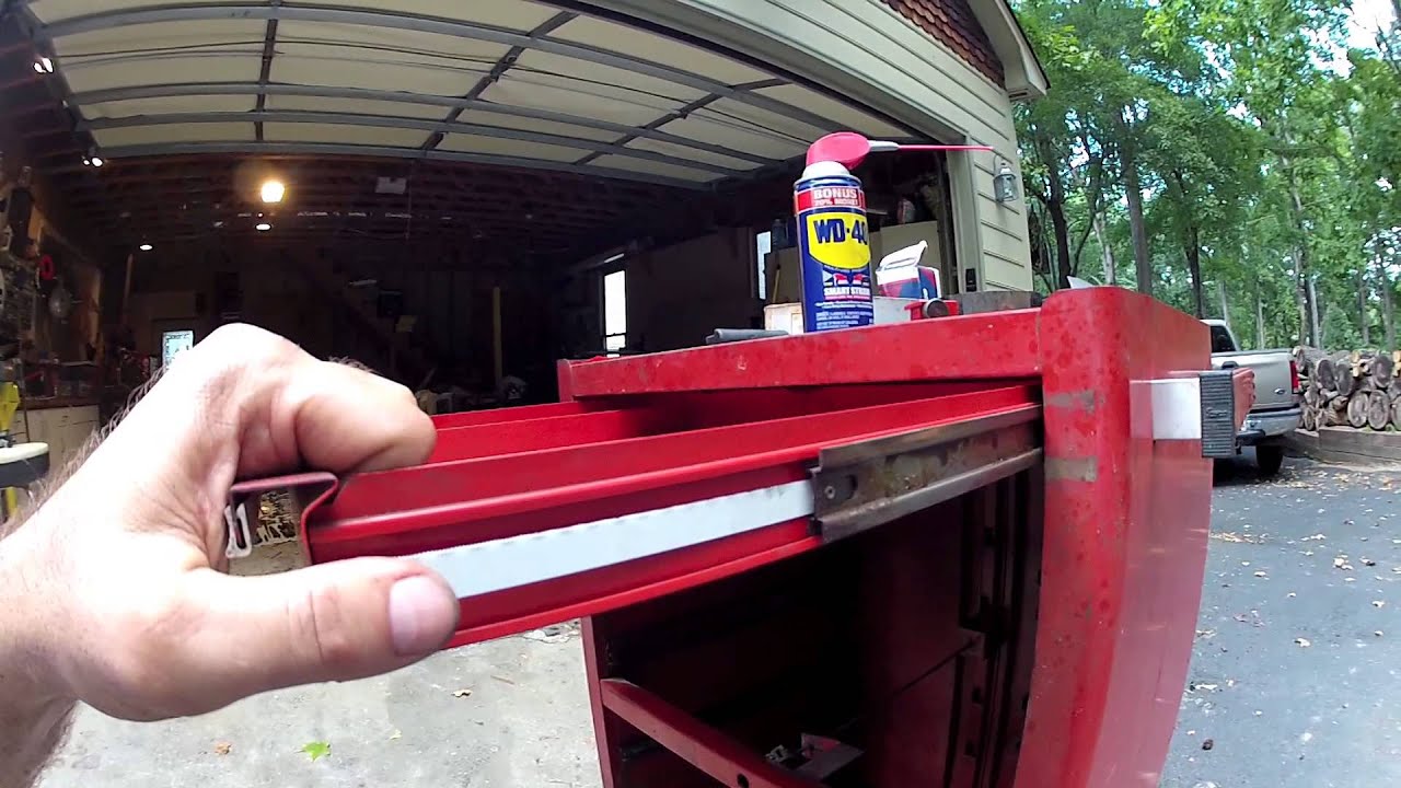 Snapon tool chest drawer removal. How to. YouTube