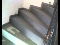 beton cire online réalisation par top design d'un escalier en béton ciré tunisie