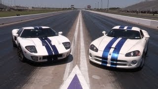 1100hp Ford GT vs 1100hp Viper