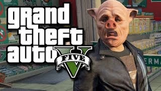 GTA 5 Online!  The Crew vs The Cops!  (GTA V Fails and Funny Moments!)