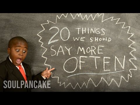 'Kid President's 20 Things We Should Say More Often' on ViewPure