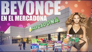 Beyoncé comprando en el Mercadona