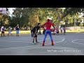 Spiderman Plays Basketball.... Amazing Spiderman 2