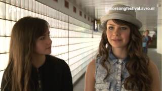 Sarah en Julia - Making of de videoclip Life Live | Junior Songfestival 2013