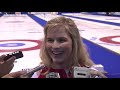 2011 Scotties Tournament of Hearts Page Playoff 1v2 Media Scrum