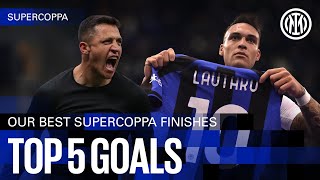 OUR BEST SUPERCOPPA FINISHES 🔥? | TOP 5 GOALS⚽🖤💙???